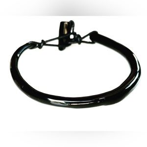 Black coral bangle